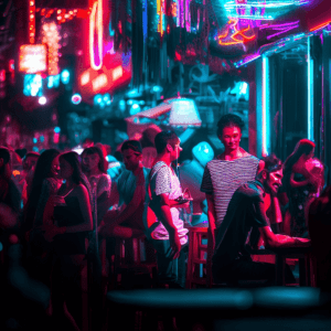 AI generierte Bars und Clubs in Pattaya Thailand