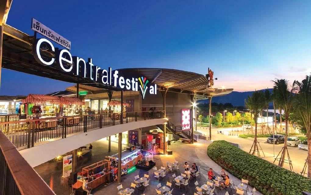 Central festival mall, next to view talay 6 housing the hilton hotel on jomtien beach
