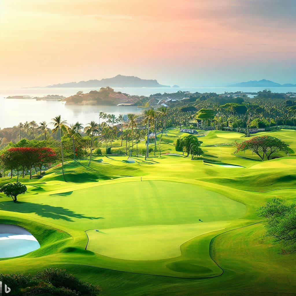 Top golf courses in Pattaya - Siam Country Club and Phoenix Gold Golf Club with ocean views.